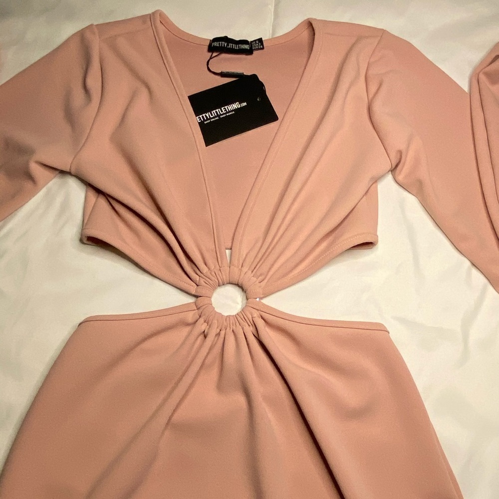 Blush Ring Cut Out Bodycon